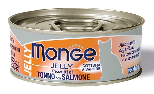 MONGE JELLY GATTO TONNO/SALMONE 80G