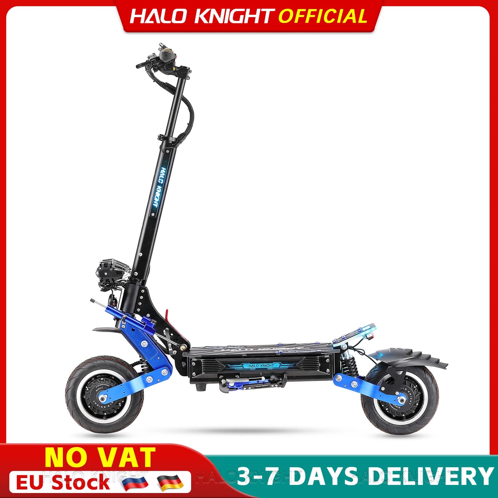 HALO KNIGHT T108Pro Monopattino Elettrico per Adulti 6000W Doppio Motore 95KM/H E-scooter Potente Top di Gamma 60V 38.4Ah Moto