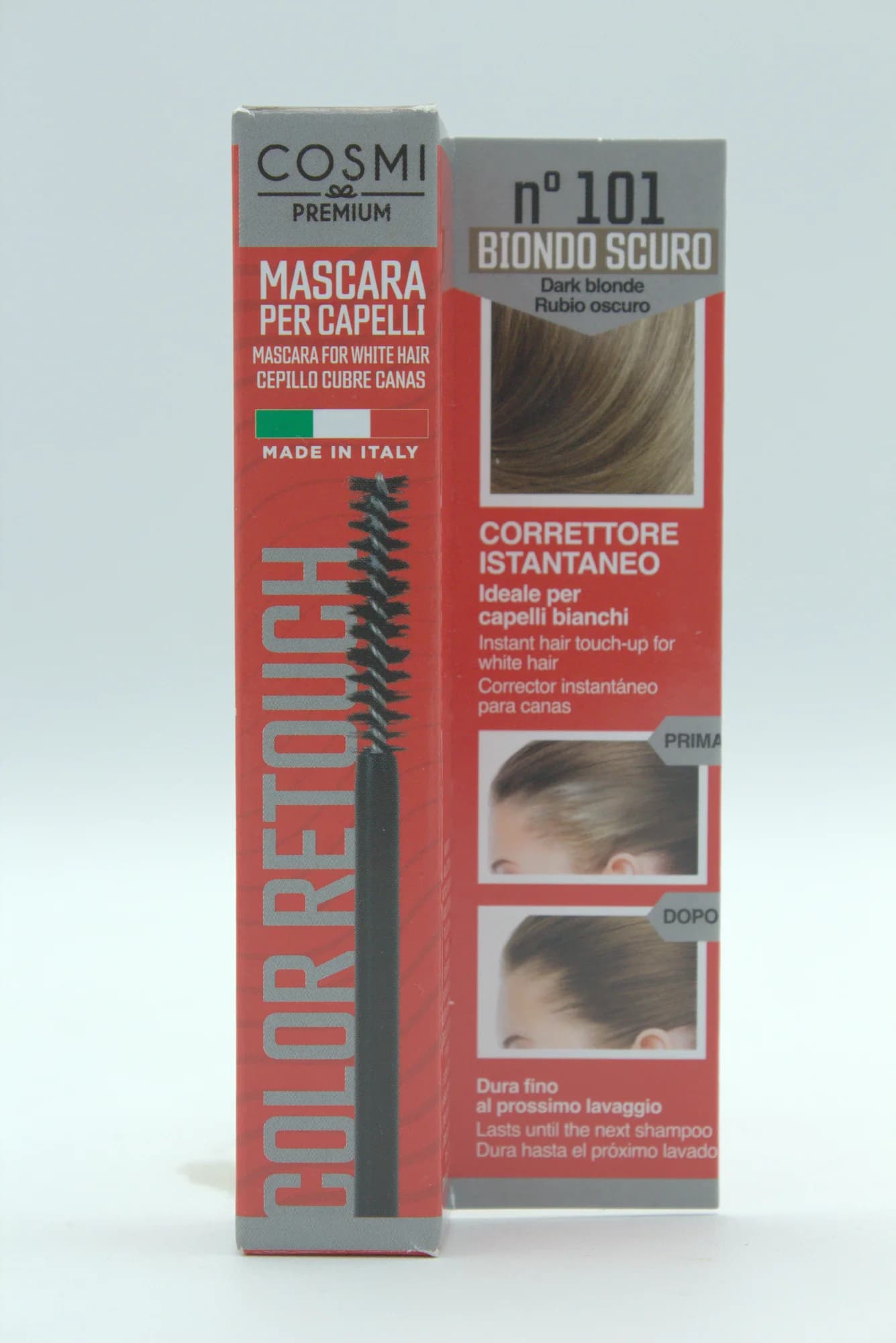 COSMI PREMIUM MASCARA RITOCCO PER CAPELLI 101 BIONDO SCURO  – 10ML
