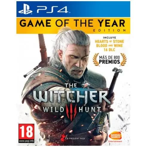 Il gioco dell'anno Witcher 3 Edition per PlayStation 4