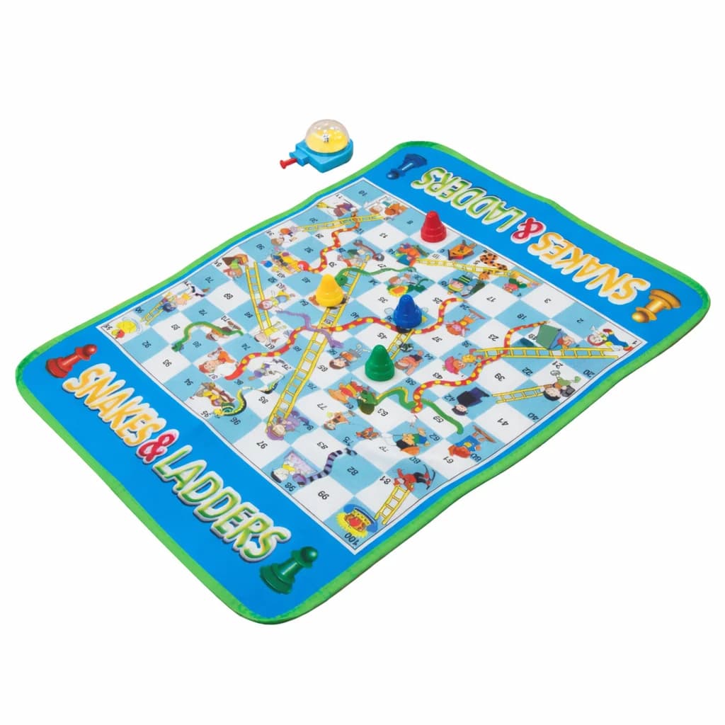Jocca Giant Multi-gioco da Esterno con Parcheesi, Goose e Twister, Ideale per Apprendimento e Socializzazione