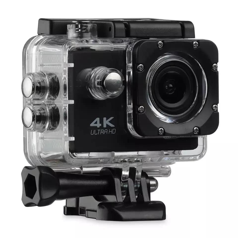 Action Camera Sportiva Impermeabile Videocamera Sportiva 4K Full HD Go Pro Casco Subacqueo Dv Pixel Fotocamera per Foto