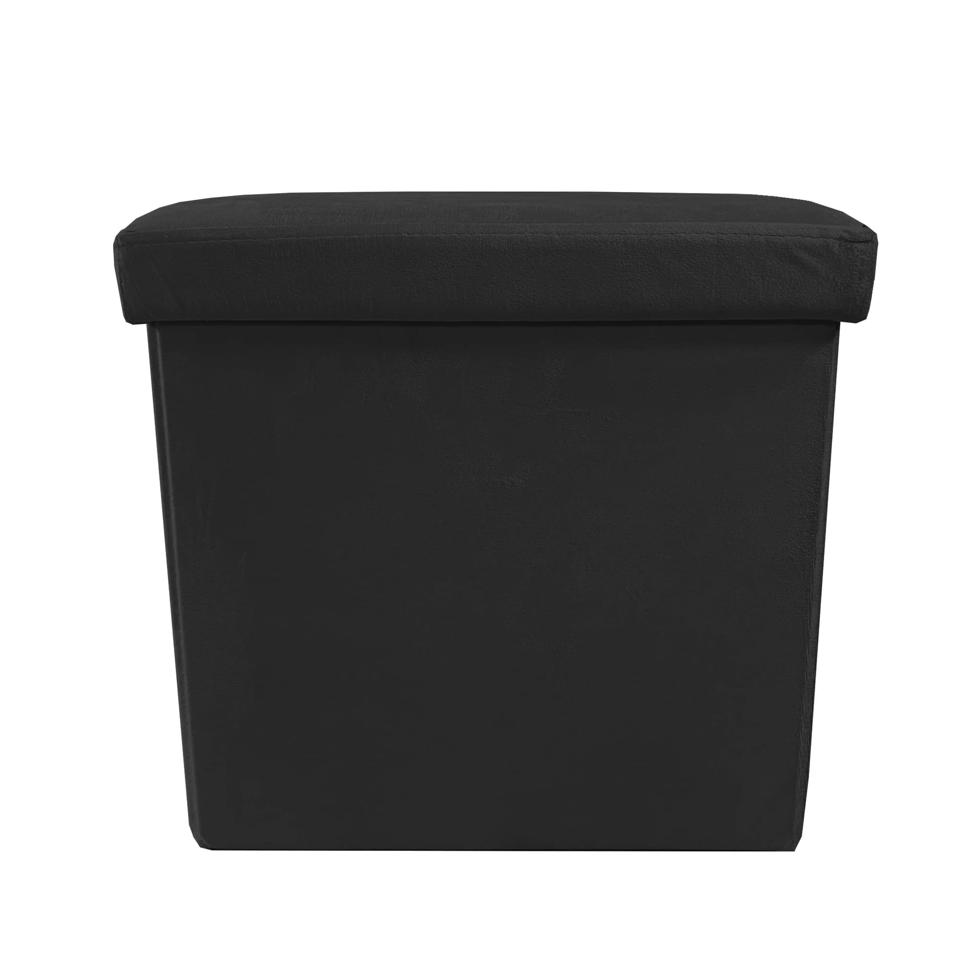 Soffio di velluto pieghevole quadrato ottomano 38x38x38 cm nylon casa grande contenitore stile ottomano morbido velluto