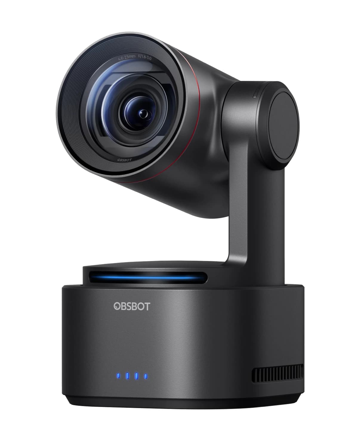 Telecamera OBSBOT Tail 2 PTZR NDI 4K@60FPS, tracciamento AI professionale, CMOS da 1/1,5", 50 MP, zoom ottico 5X, zoom ibrido 12X, SDI/HDMI/IP/USB 3.