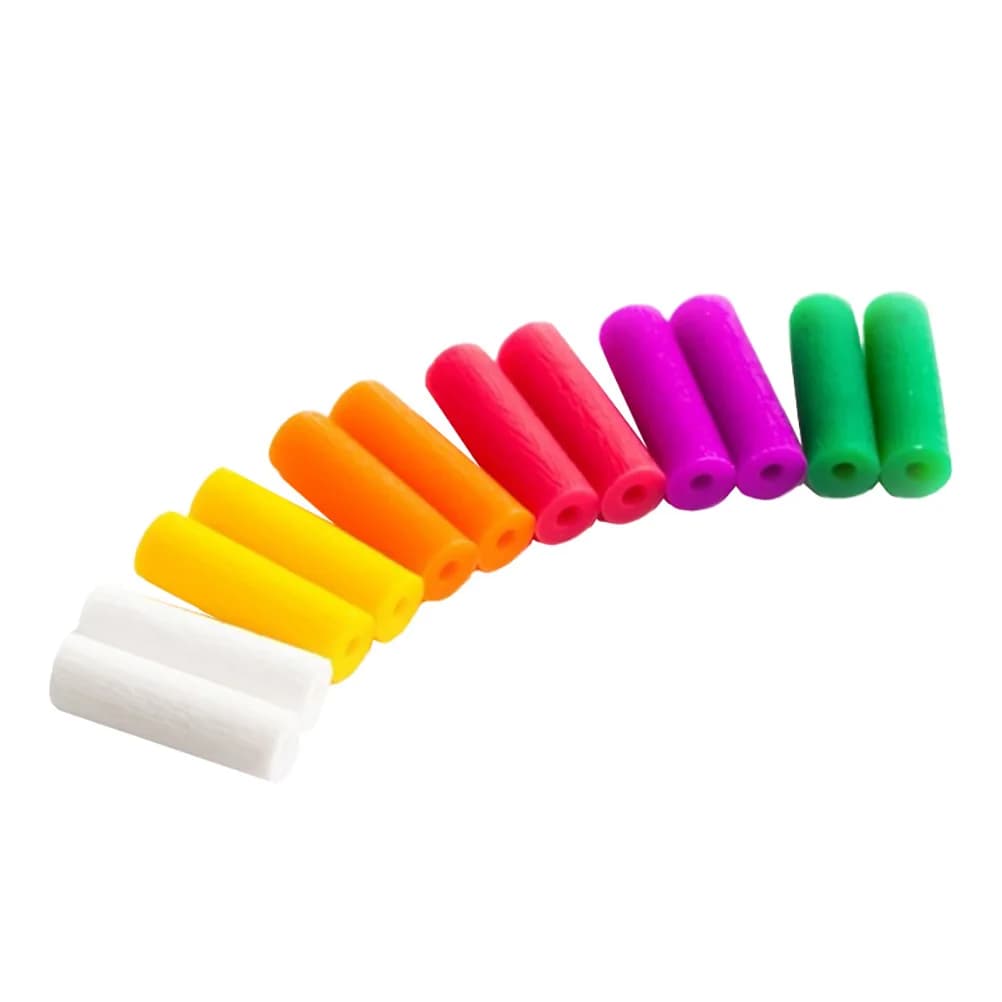 12 pz Dente Chewies Allineatori Dentale Allineatori Chomper Morso di Gomma Bastone Invisibile Fermo Bretelle Correzione igiene orale Dente proteggere