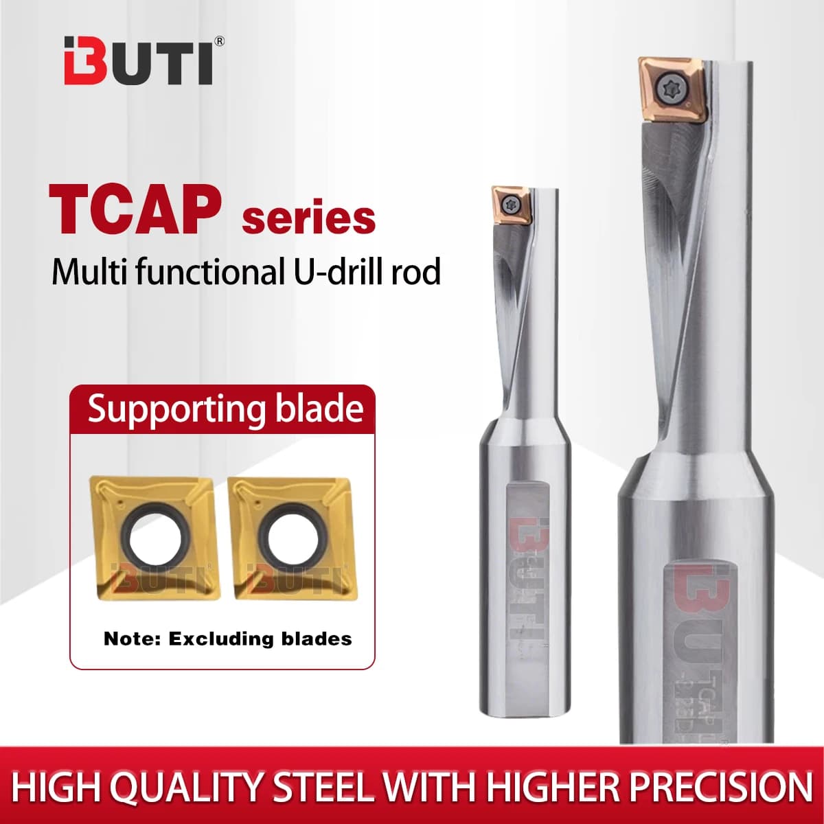 TCAP 08R 12R 20R 2.25D 3.25D Punta a U multifunzionale integrata per foratura, tornitura e lavorazione di serbatoi, punta a U a lama singola