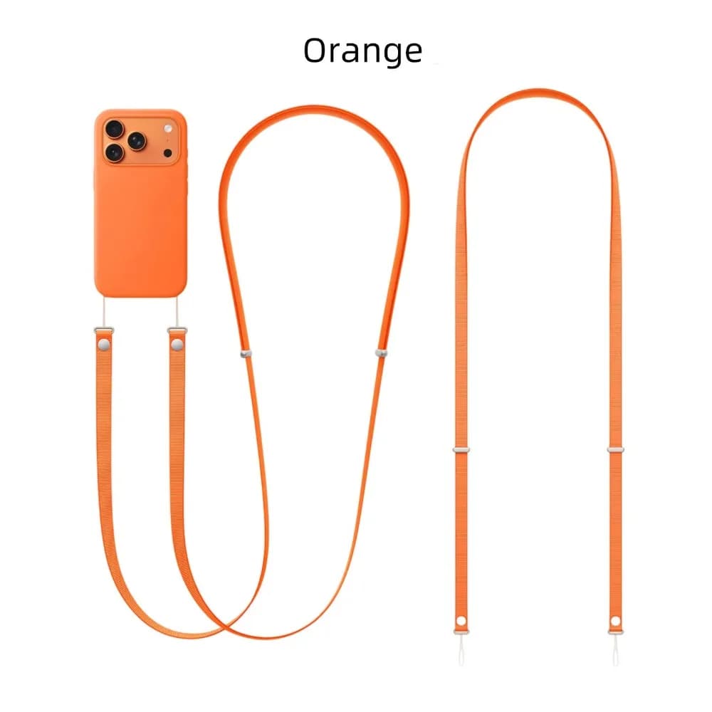 Cinghie a tracolla magnetiche originali 1:1 Custodia per telefono Cordino per IPhone 17 Pro Max Tracolla regolabile Cordino multifunzionale