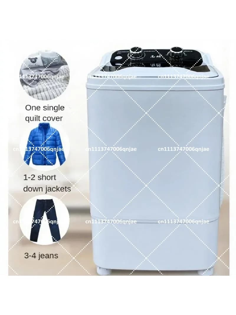 Lavatrice di Grande Capacità 8KG 110V 220V per Uso Domestico, Lavaggio Lenzuola, Copripiumini, Giacche Imbottite