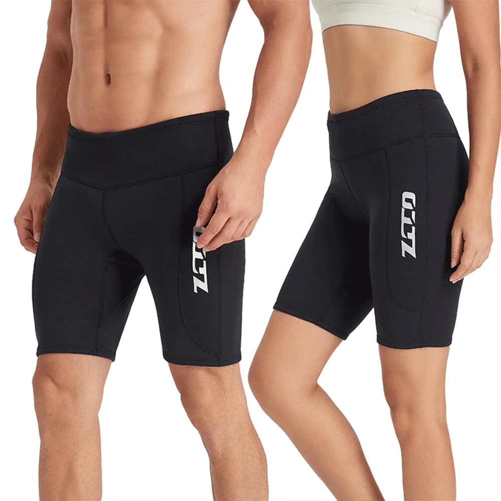 Pantaloncini in neoprene da 2 mm Pantaloni da surf Pantaloncini da muta da sub Costume da bagno Donna Uomo Pantaloni per lo snorkeling Kayak Alla