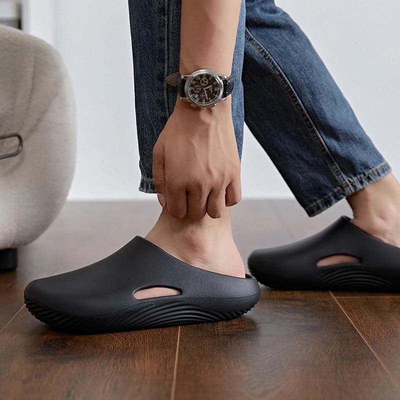 Ciabatte Eva per Uomo, Antiscivolo, Anti-Odore, Sandali da Esterno, Scarpe Casual da Spiaggia, Progettate per un Comfort Ottimale