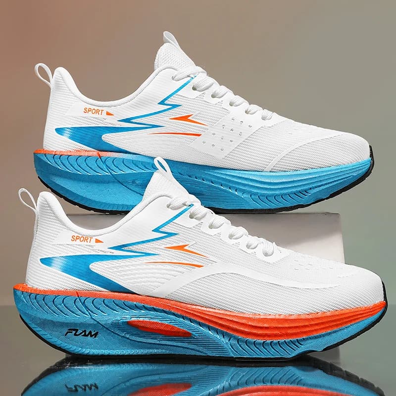 Marathon Uomo Scarpe da corsa sportive Carbon Board Cuscino d'aria Traspirante Leggero da donna Comode scarpe da ginnastica atletiche antiscivolo