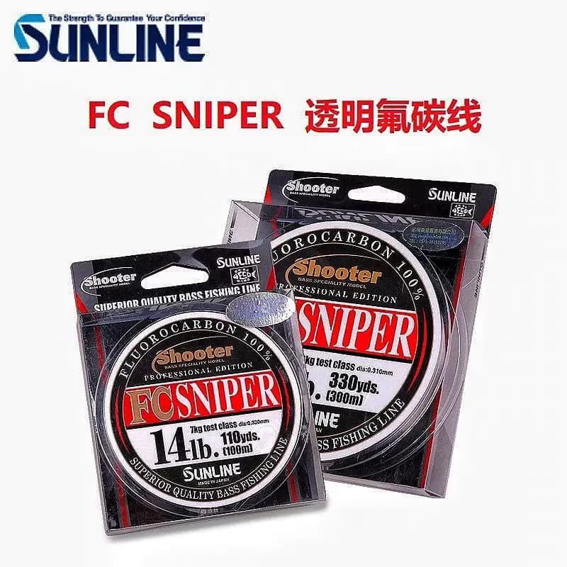 FLUOROCARBONO SUNLINE originale 100% SHOOTE RBASS SPECIALTY MODELLO FC SNIPER FLUOROCARBON LINE150M