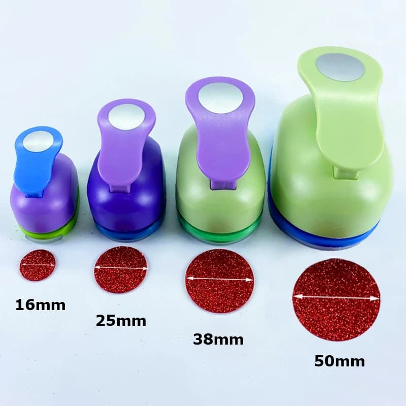 1 pz 3 "2" 1.5 "1" Punch Circle Craft Puncher Scrapbooking EVA Scuola Kawaii Taglierina di carta дыро kuл 