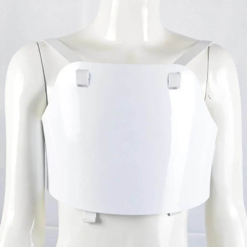 Durevole XS-XL recinzione protezione del torace protezioni pettorali Unisex fascia elastica bianca Body Gear Vest Kids