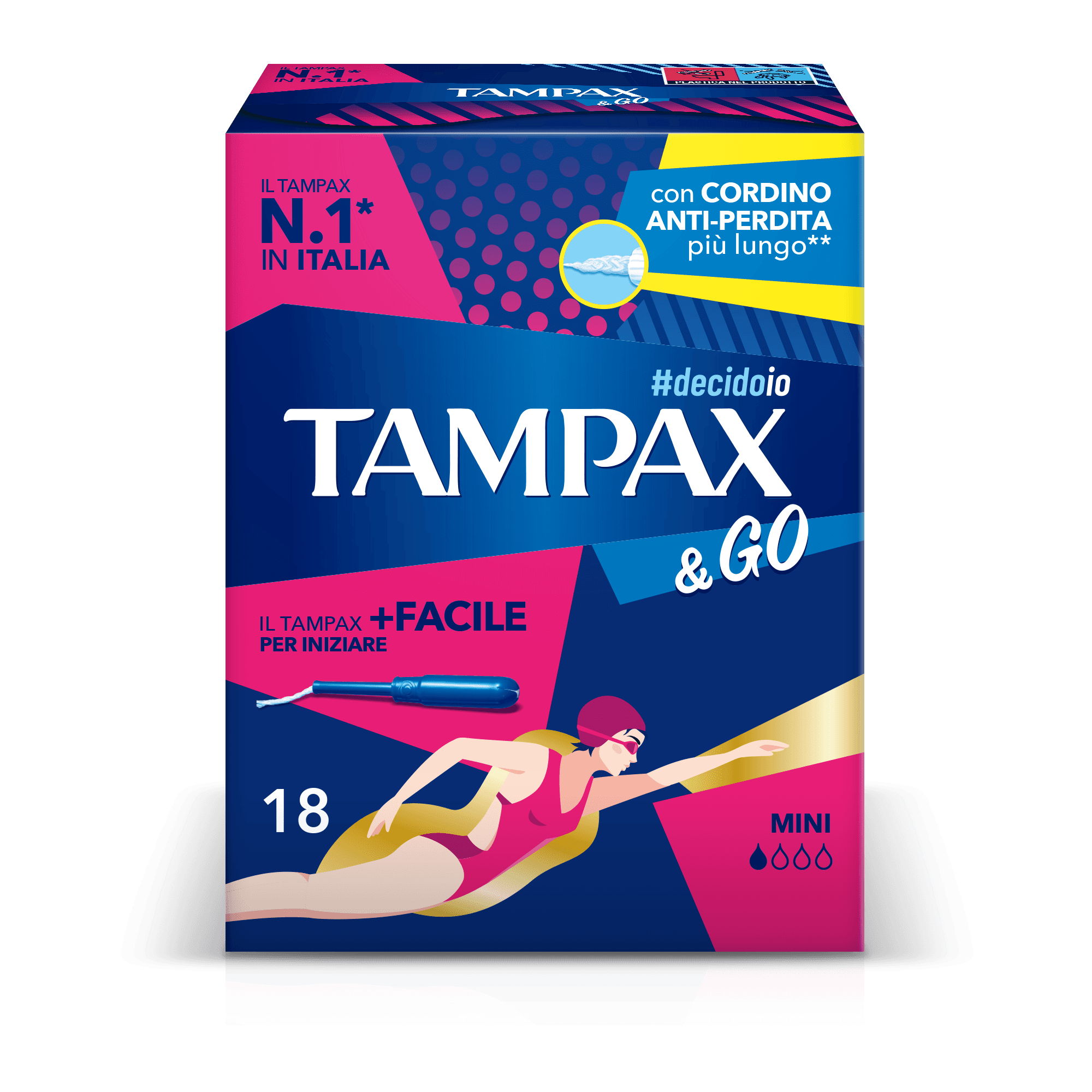 Tampax &Go Mini 18Pz