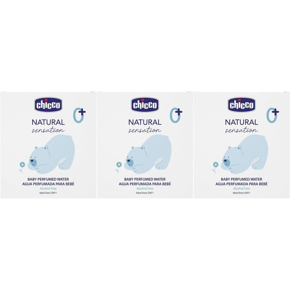 Chicco Natural Sensation Baby Acqua Profumata 3x100 ml