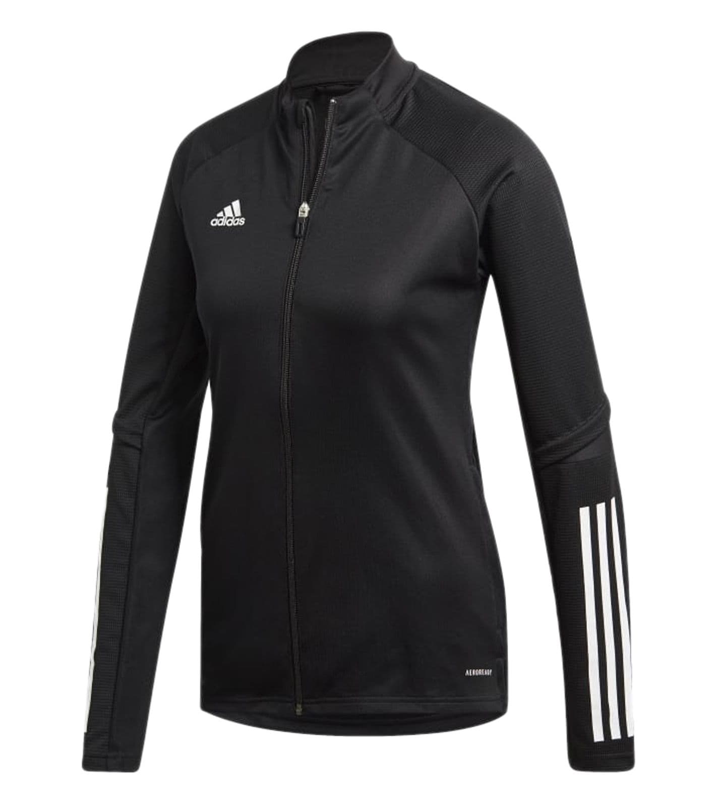 Giacca sportiva sostenibile adidas Condivo 20 da donna con tecnologia AEROREADY giacca fitness giacca da tutti i giorni FS7104 nera