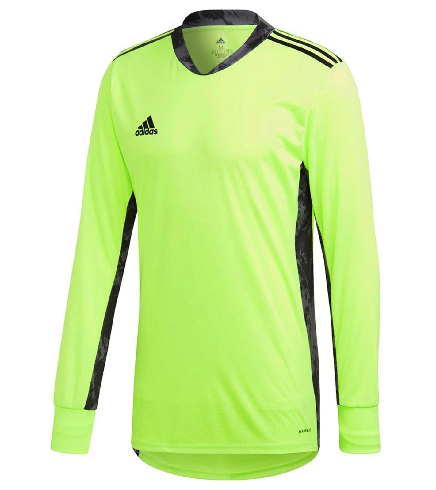 adidas AdiPro 20 maglia da portiere sostenibile da uomo a maniche lunghe maglione fitness FI4192 verde neon/nero