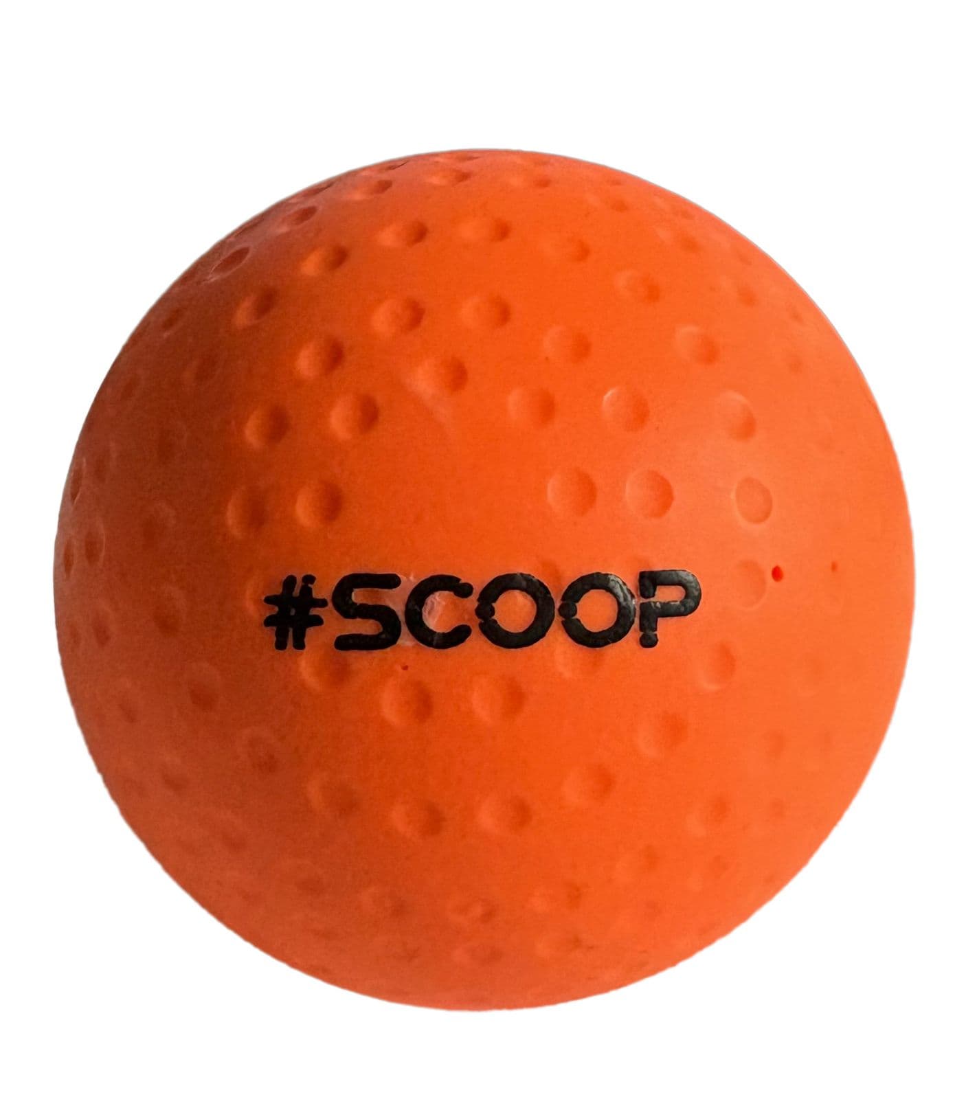 Confezione da 6 palline da hockey da strada SCOOP X-Treme con design a fossette, attrezzatura sportiva, NI266444 arancione view 2