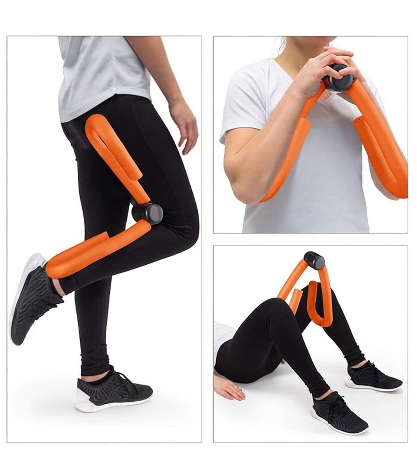 EDURO Attrezzo per allenamento braccia e gambe, imbottito, per uso domestico, 38x25 cm, 7749103 Arancione