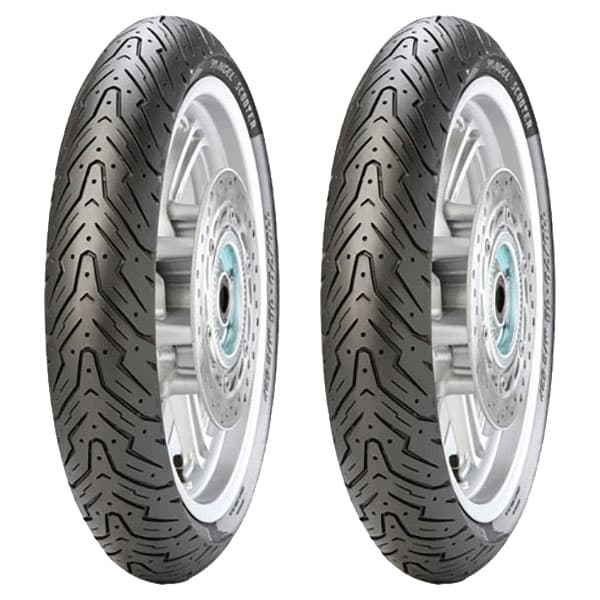 COPPIA GOMME PIRELLI 110/90-13 56P + 100/80-14 54S ANGEL SCOOTER