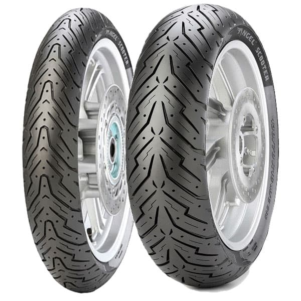 COPPIA GOMME PIRELLI 130/90-10 61J + 150/70-14 66S ANGEL SCOOTER
