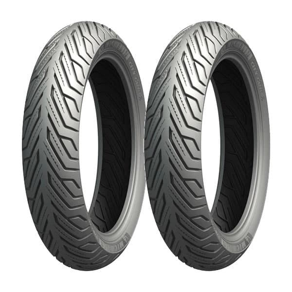 COPPIA GOMME MICHELIN 110/70-13 48S + 120/80-12 65S CITY GRIP 2