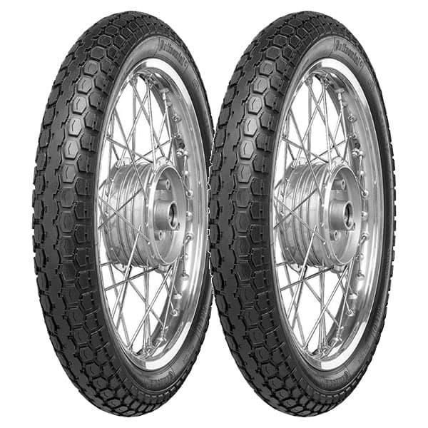 COPPIA GOMME CONTINENTAL 2.50-16 42B + 2.50-17 43B KKS10
