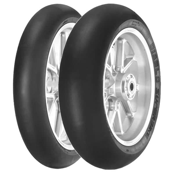 COPPIA GOMME PIRELLI 125/70-17 DIABLO SBK SC2 NHS + 200/65-17 DIABLO SBK SC1 NHS
