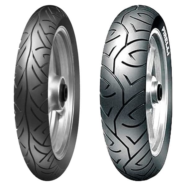 COPPIA GOMME PIRELLI 110/90-18 61V + 150/80-16 71V SPORT DEMON