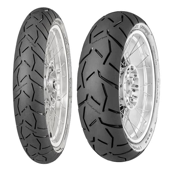 COPPIA GOMME CONTINENTAL 120/70-19 60V + 150/70-18 70V TRAILATTACK 3