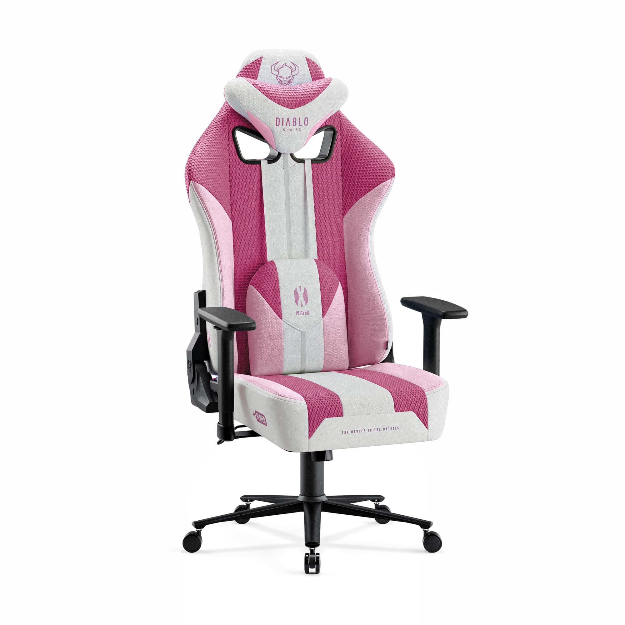 Sedia da gaming Diablo X-Player 2.0 In Materiale Normal Size: Marshmallow Pink