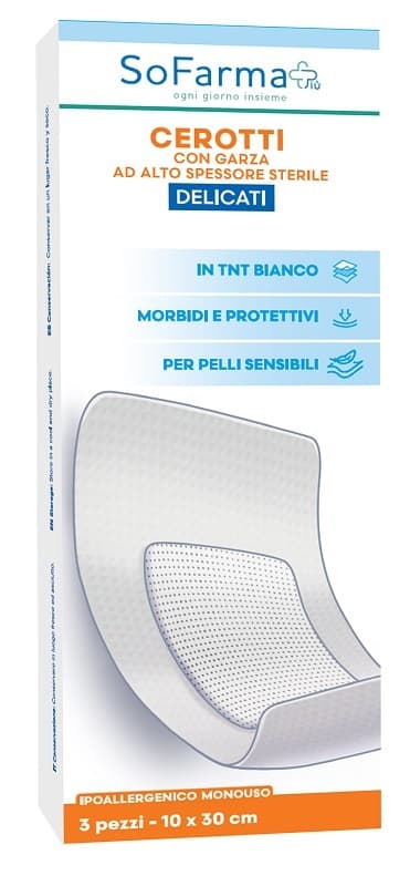 CEROTTO DELICATO 10X20 3P SF+