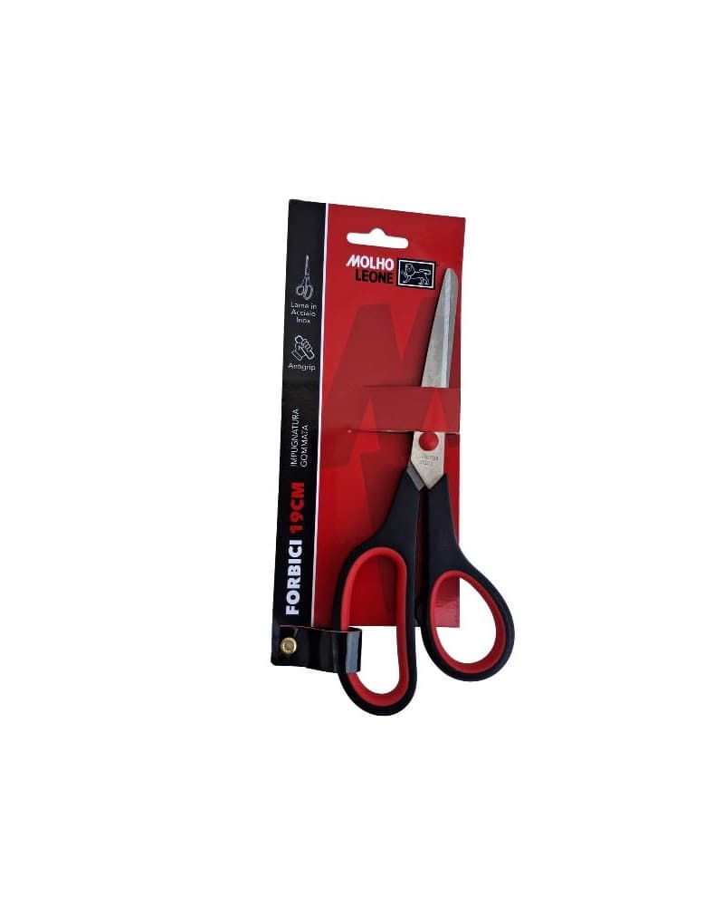 Forbice Multiuso 19cm Manico Gommato Asimmetrico