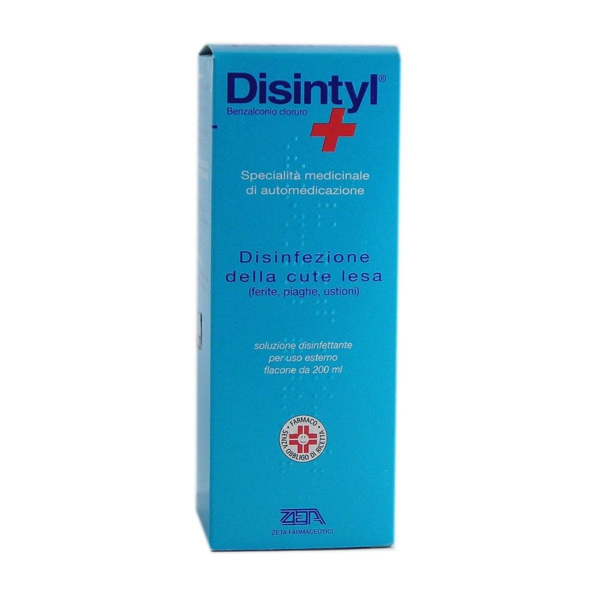Disintyl 0,2% Benzalconio Cloruro Soluzione Cutanea Disinfettante, 240ml