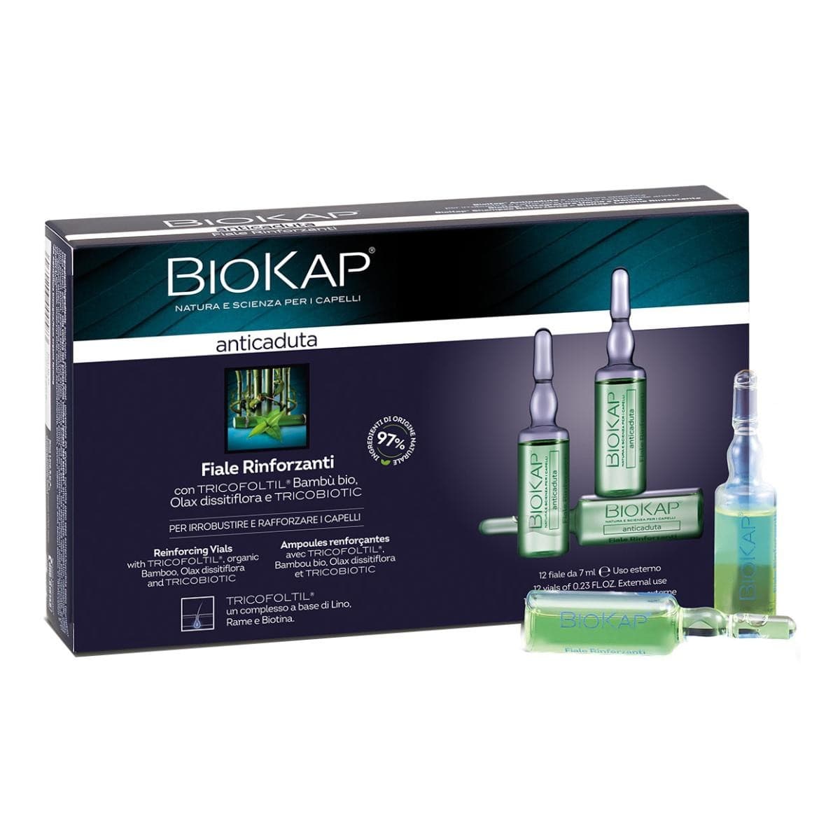 Bios Line Biokap Anticaduta Rinforzante Capelli 12 Fiale