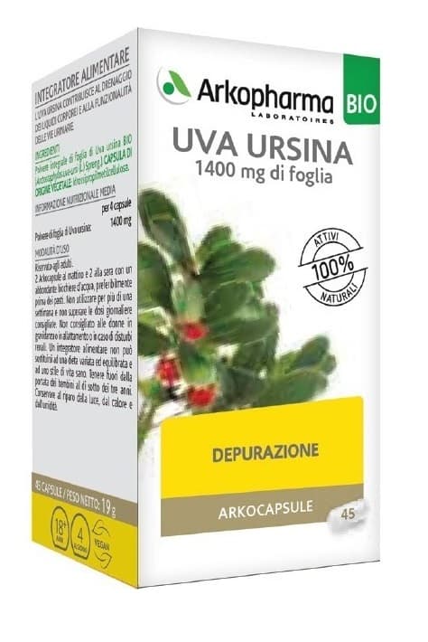 ARKOCAPSULE UVA URSINA BIO 45CPS