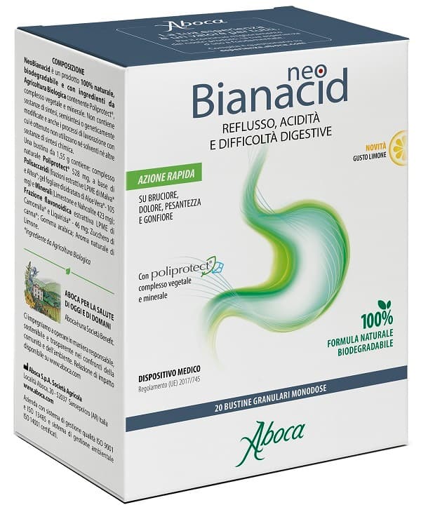 NEOBIANACID 20 BUSTINE LIMONE