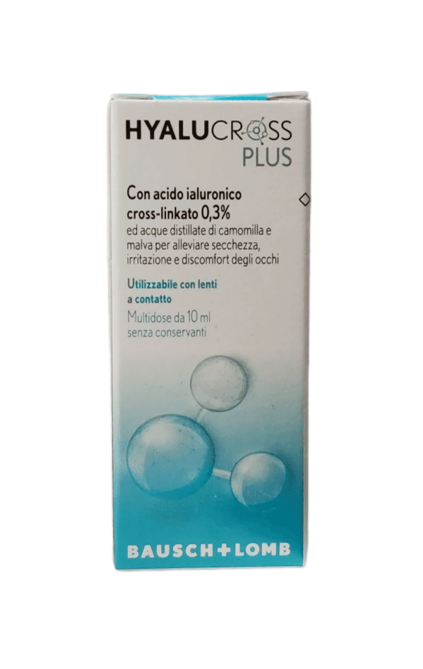 Hyalucross Plus Gocce Oculari Flacone Multidose 10 ml - Sollievo e comfort per occhi secchi