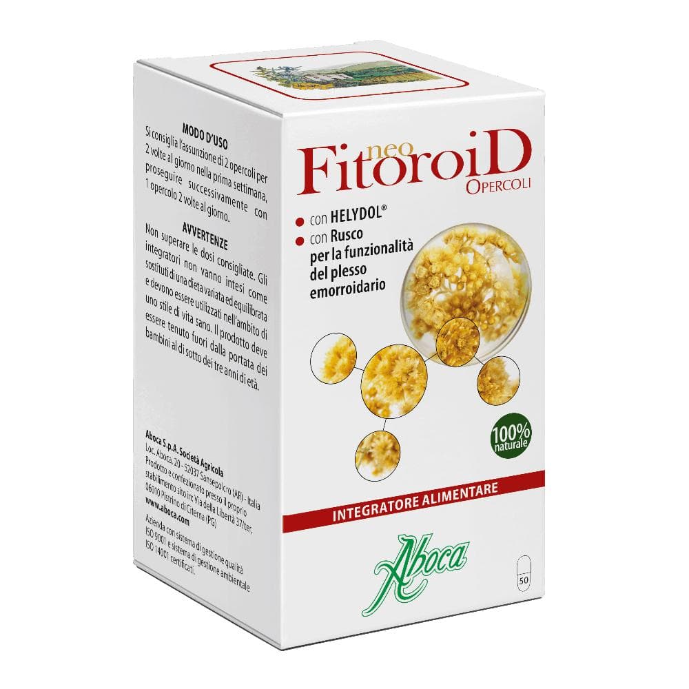 Neofitoroid 50 Opercoli 500mg Integratore Per Favorire Il Fisiologico Benessere Del Microcircolo E Del Plesso Emorroidario