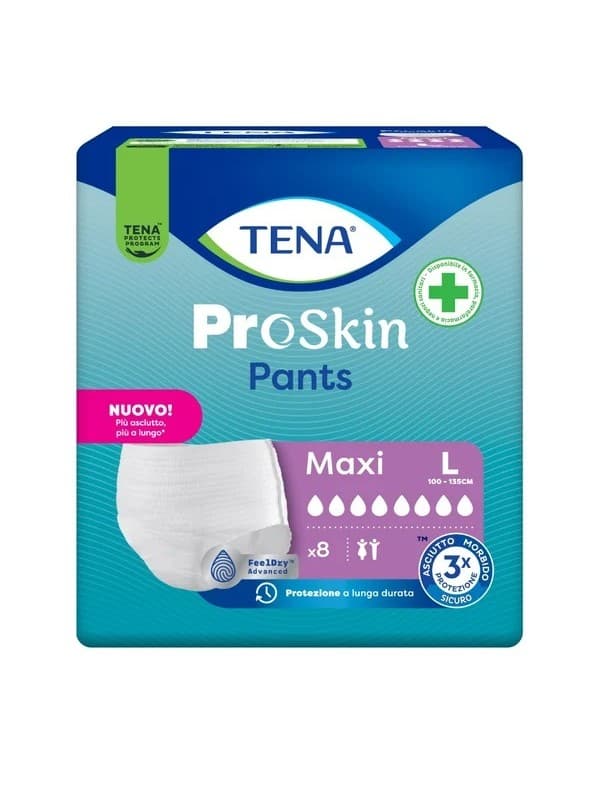 TENA Pants - Maxi L - 8 Pezzi