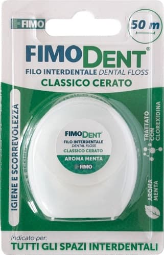 FIMODENT - Filo Interdentale Cerato - 50 m