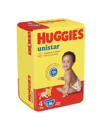 HUGGIES UNISTAR BASE 4 16PZ