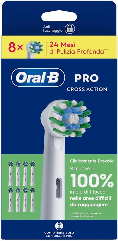 ORALB CROSSACTION REFILL 8PZ