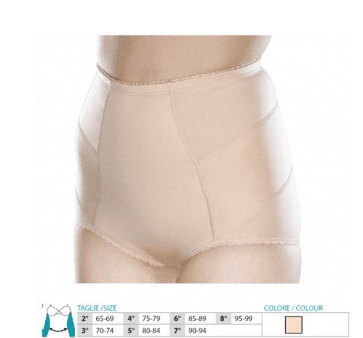 ORIONE 536 CINTOSLIP ERNIARIO DONNA APERTO CON PELOTTE IN COTONE NUDO 7