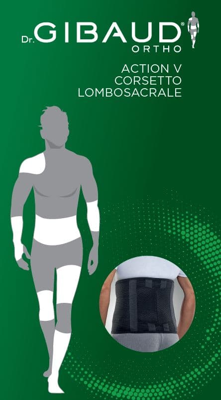 CORSETTO LOMBOSACRALE GIBAUD ORTHO ACTION V 5