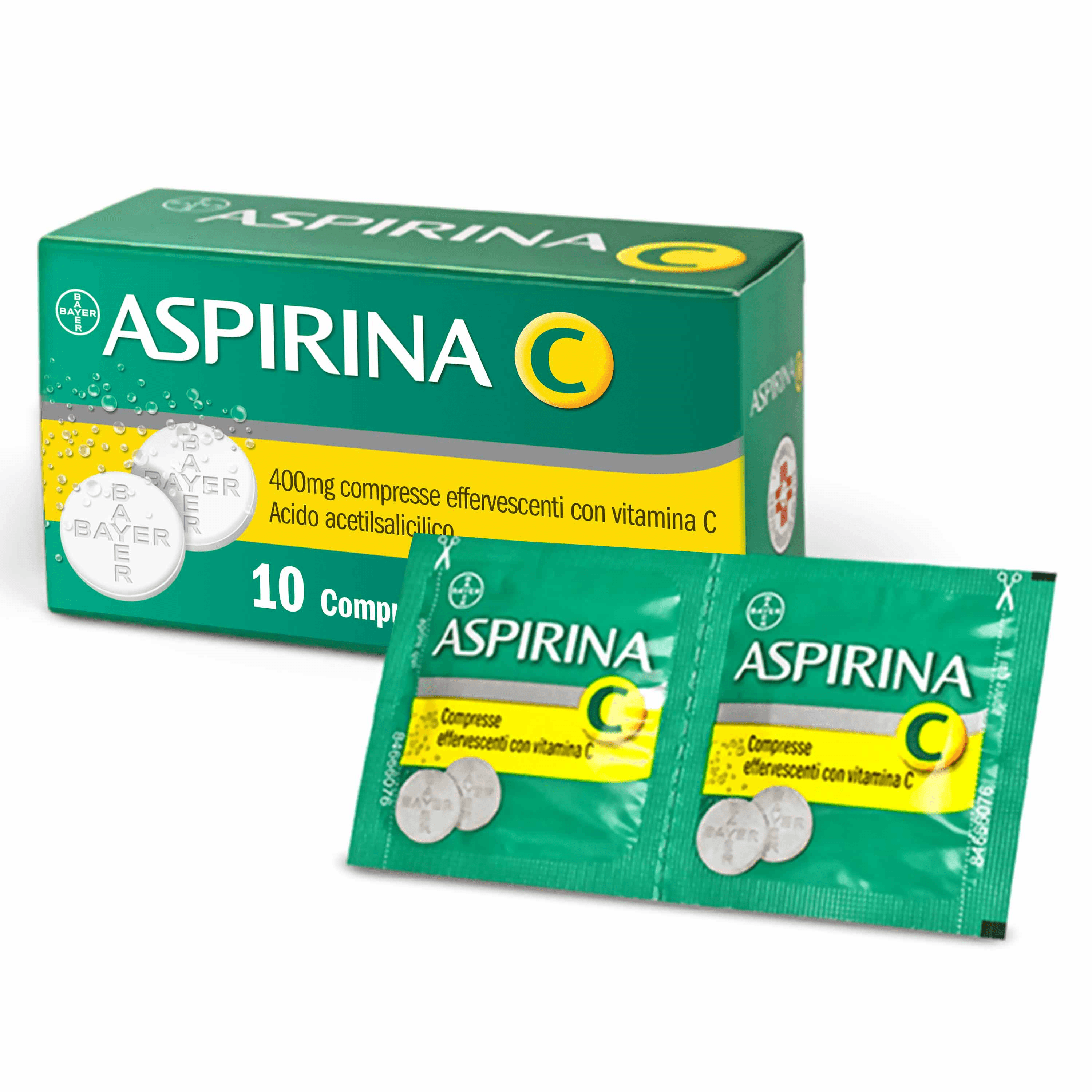 Aspirina C 400+240mg 10 compresse effervescente