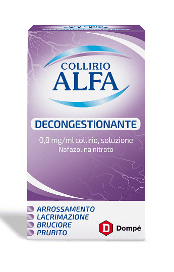 COLLIRIO ALFA SOLUZIONE DECONGESTIONATE 0,8 MG/ML 10 ML