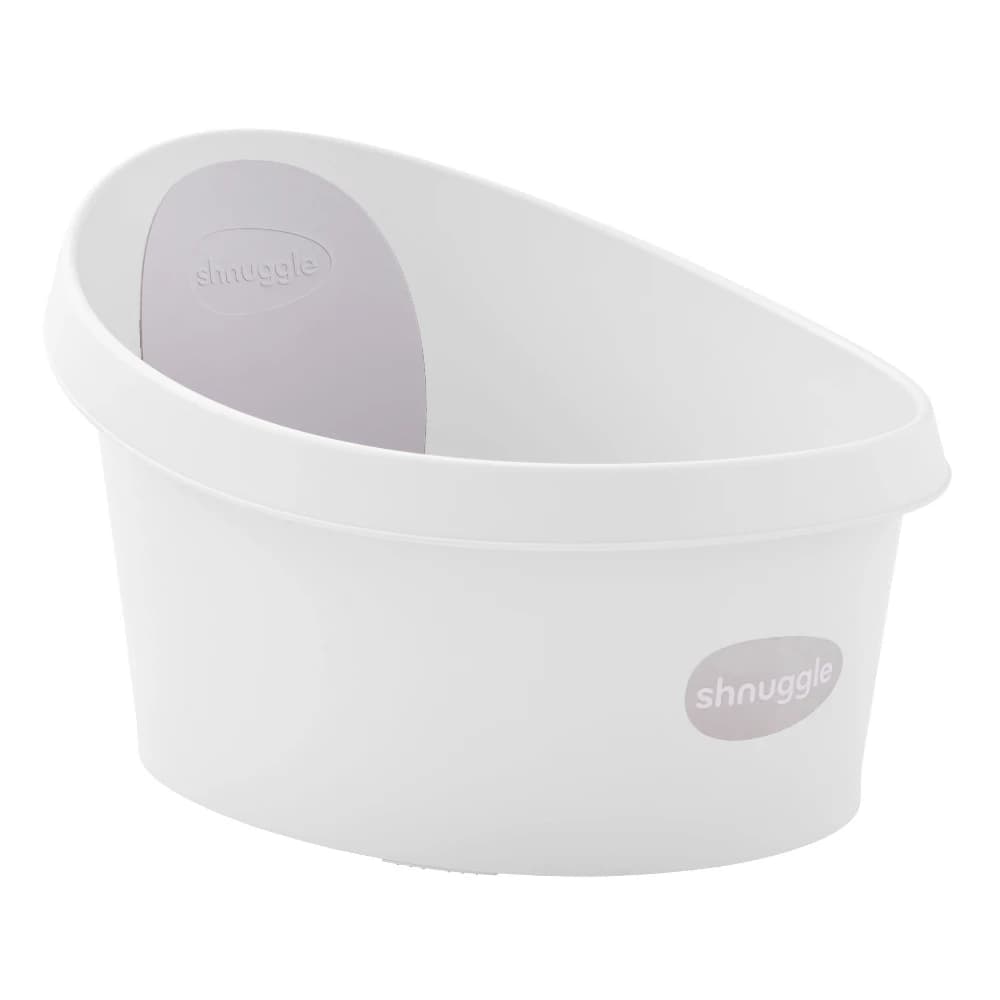 Vaschetta da bagno per bambini, Bianco/Grigio, Shnuggle