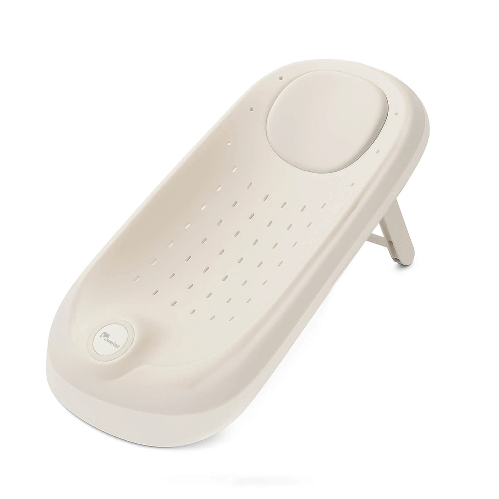 Momini BathBuddy, supporto da bagno pieghevole per bambini, beige